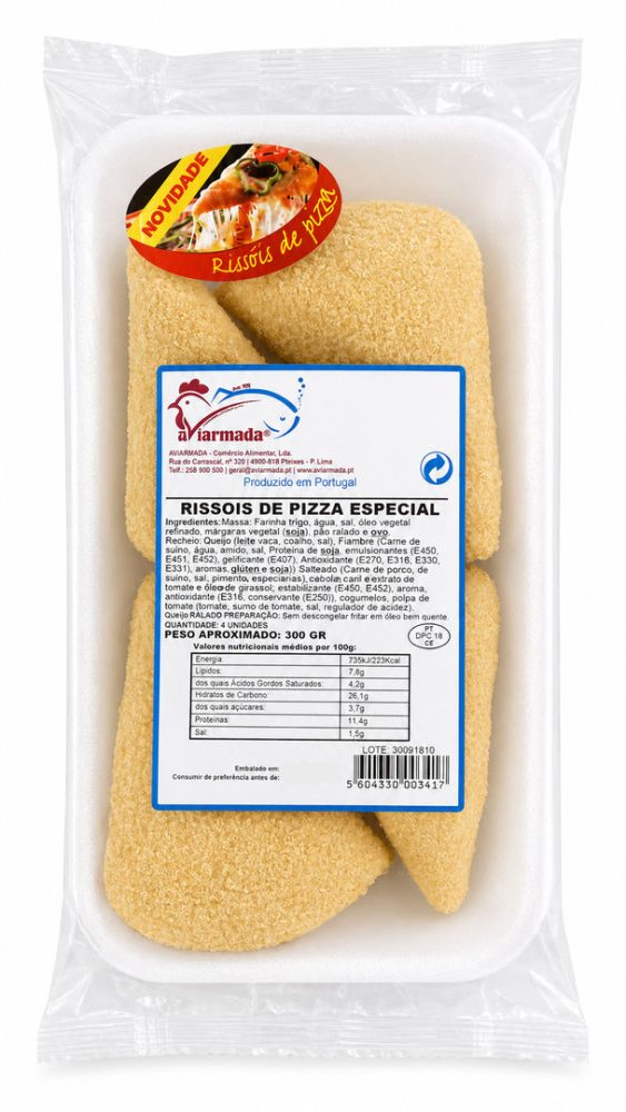 RISSOIS PIZZA ESPECIAL (cx.6un) AVIARMADA