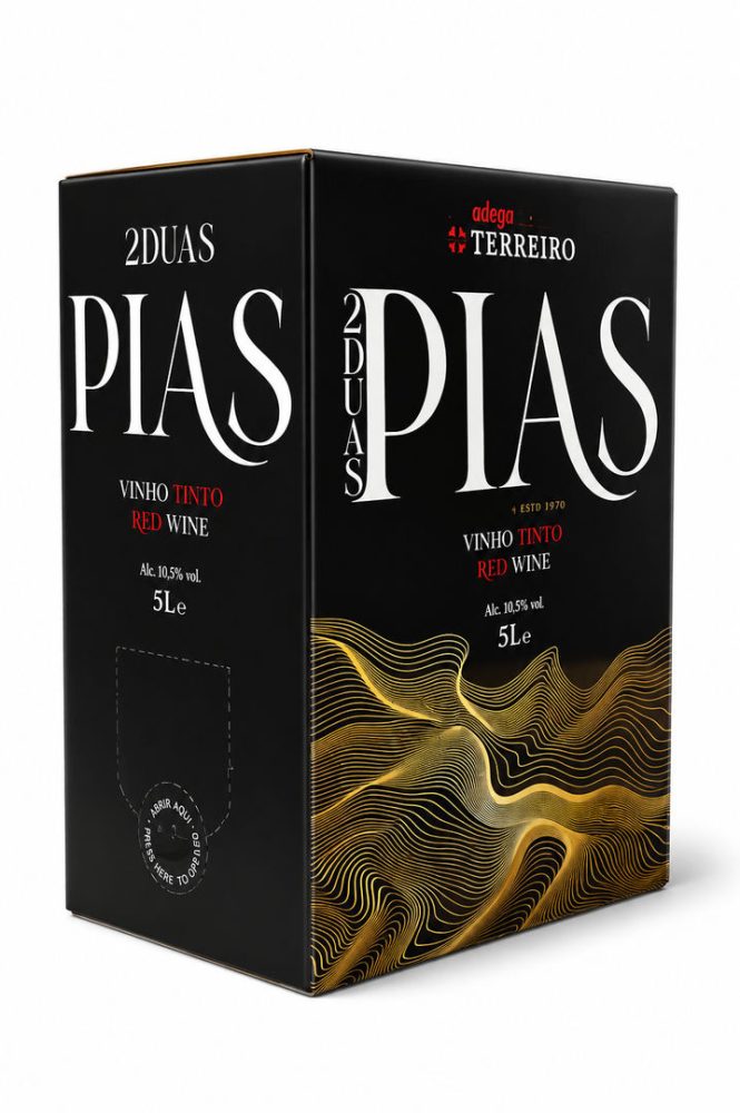 VINHO TINTO 13º 2PIAS BOX 5L
