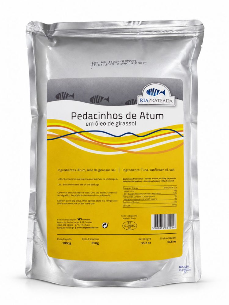 ATUM (PEDACINHOS) OLEO VEG. BOLSA KG / 950GR