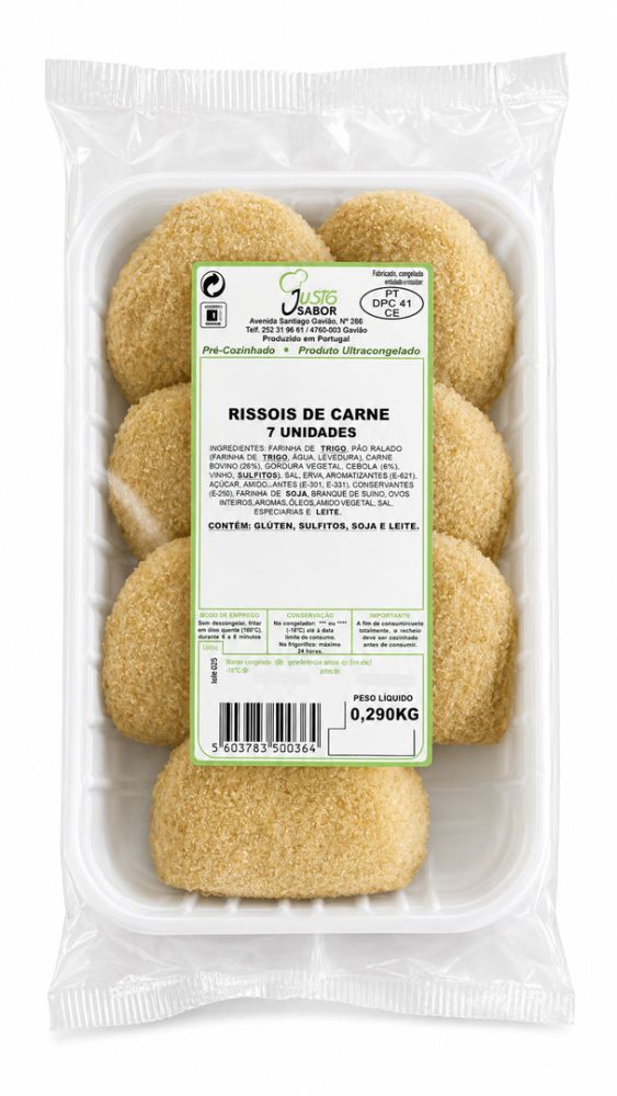 RISSOIS CARNE (cx.9cov X 7un) JUSTOSABOR