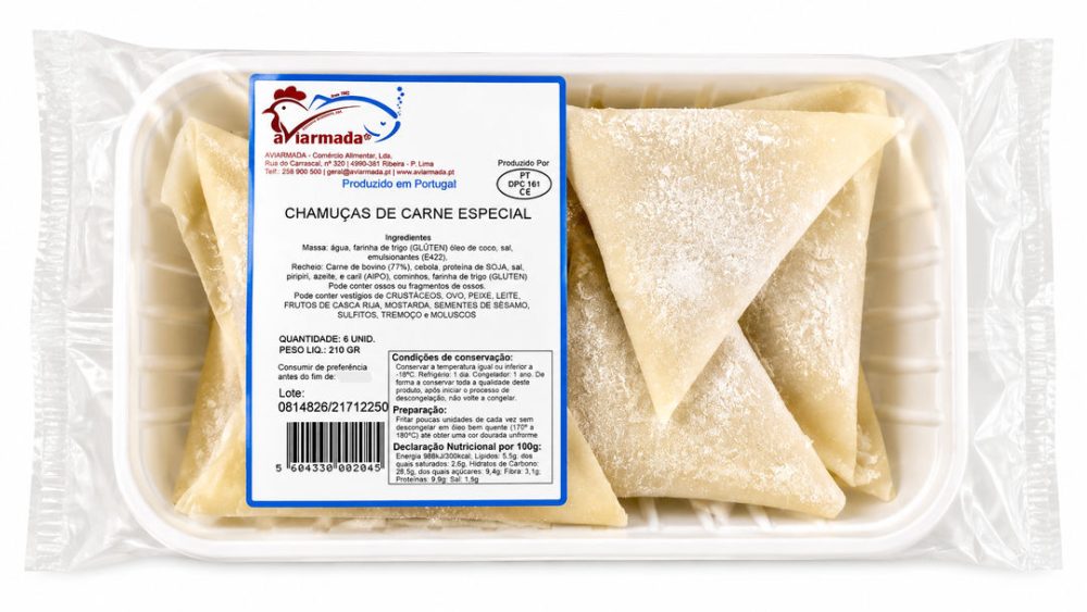 CHAMUÇAS CARNE ESPECIAL (CX 6 COV) AVIARMADA