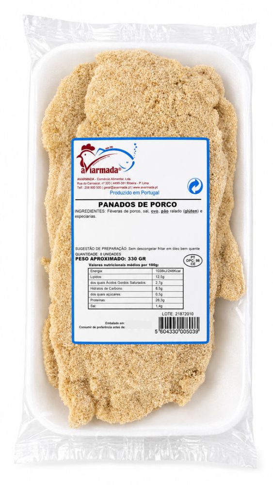 FEBRAS PORCO PANADAS COV. P.FIXO ESPEC