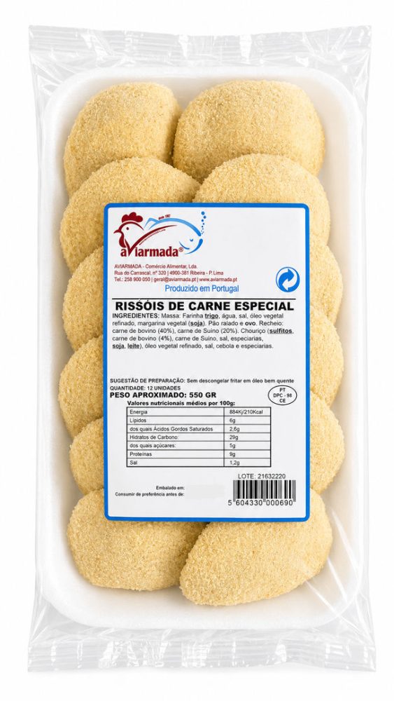 RISSOIS CARNE ESPECIAL CX.6COV. AVIARMADA