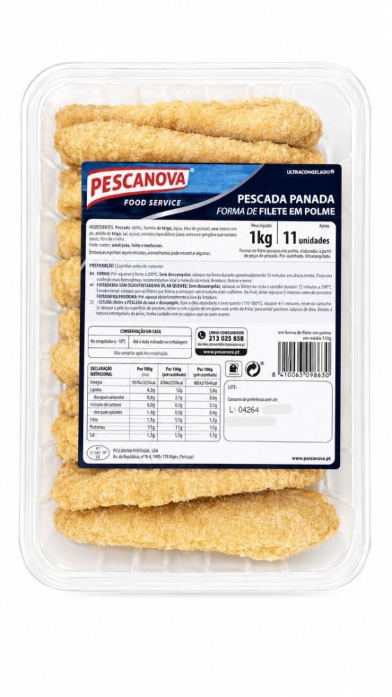 FILETE PANADO T/CASEIRO (cx.6x1kg) PESCANOVA