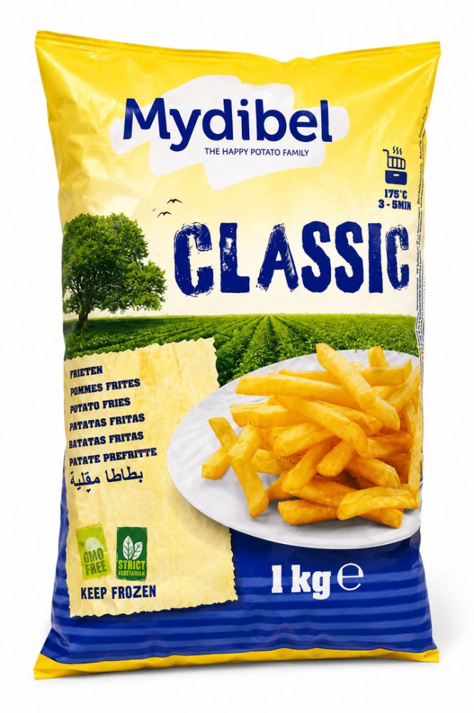 BATATA PRE FRITA 9x9 CX:10X1KG - MYDIBEL