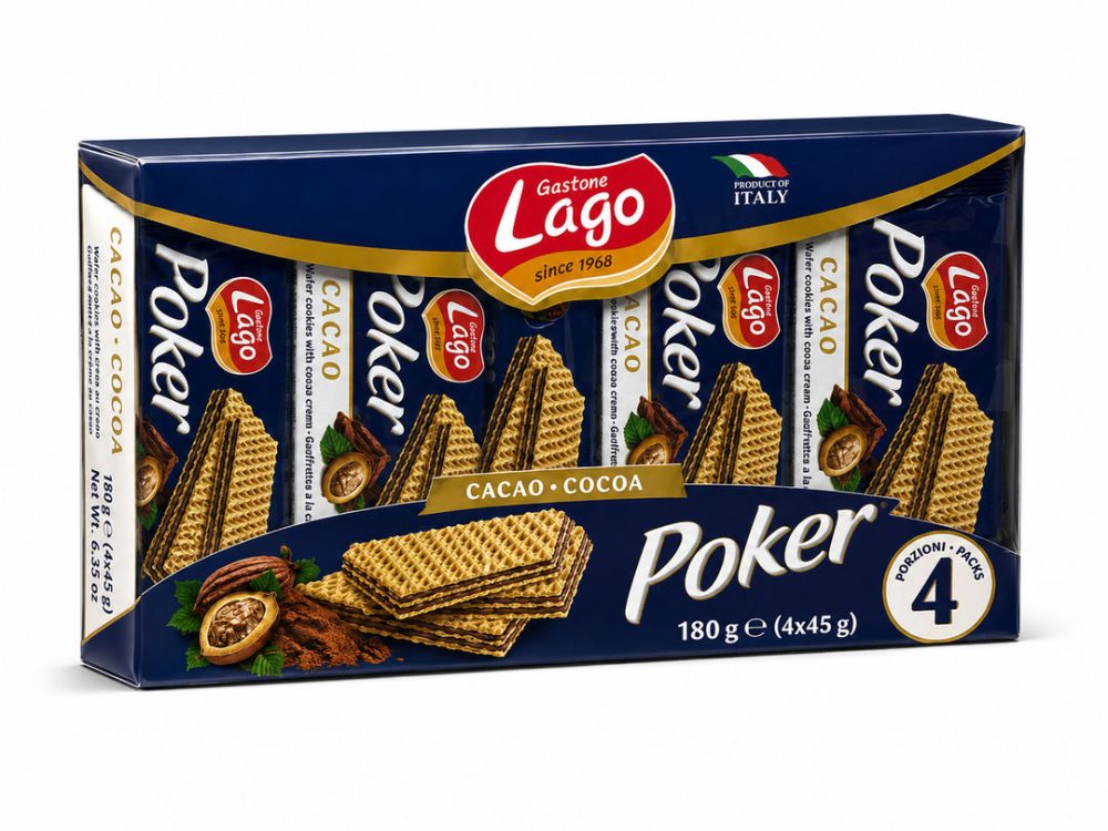 BOLACHA POKER CACAU (CX16x4X45GR)