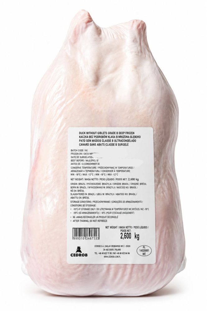 PATO ADULTO CONG. IMP. C/M (cx:6X2.6kg)