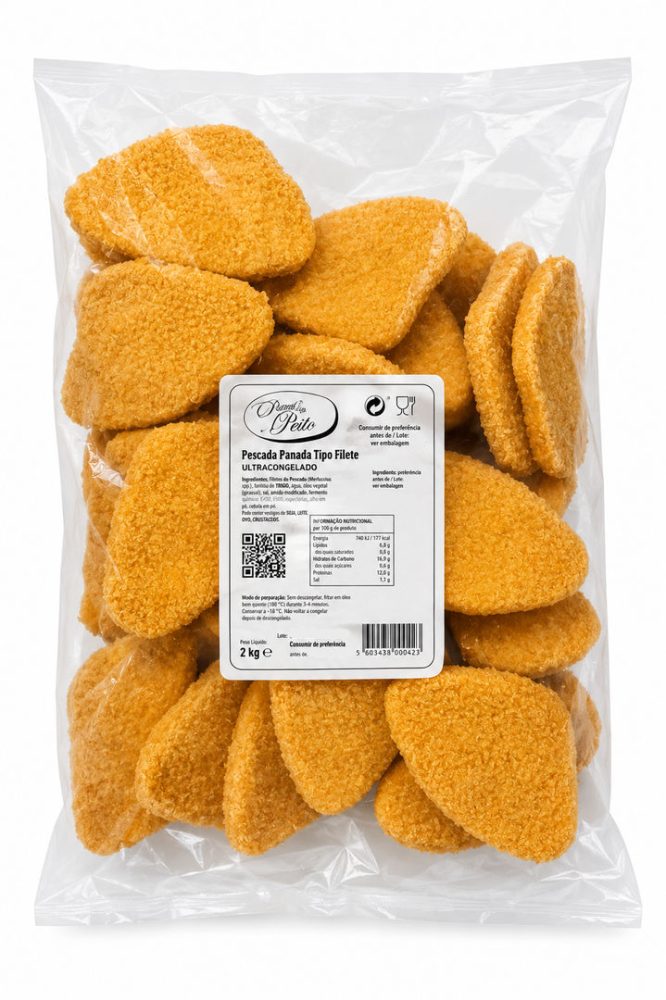 FILETE PESCADA PANADO FORNO CX:6KG (2X3KG) -