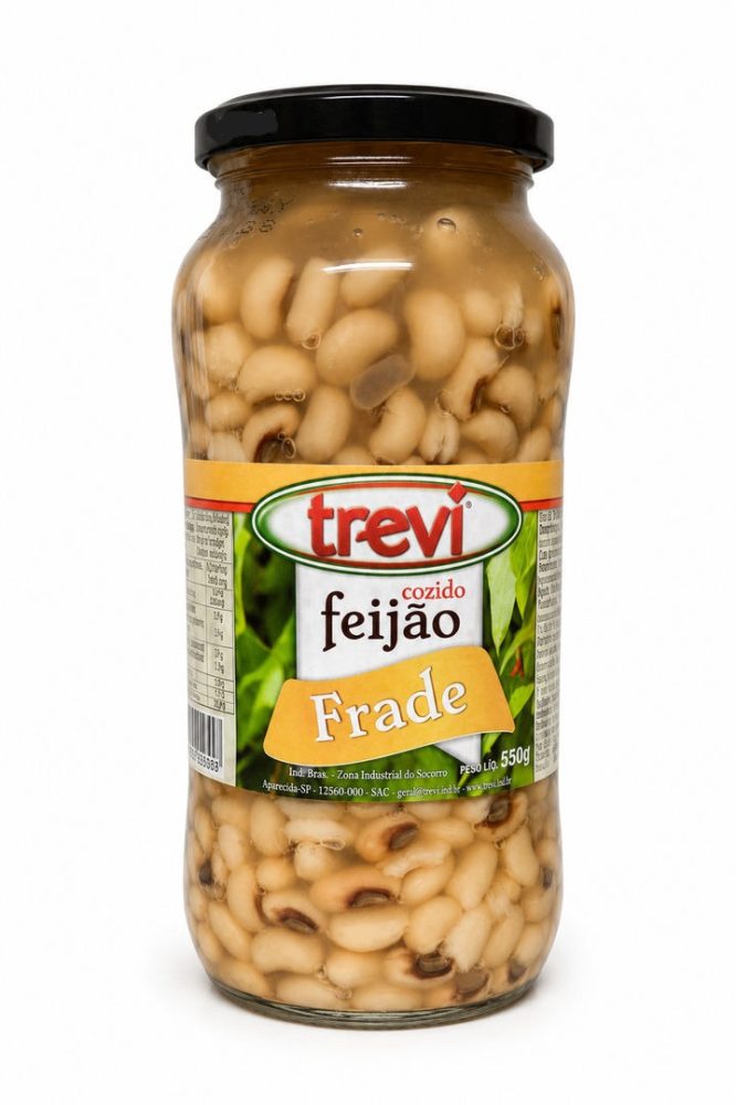 FEIJAO MANTEIGA FRASCO 12X580GR TREVI