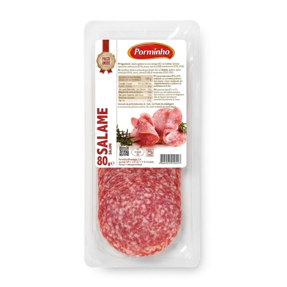 SALAME FAT. (CX:20x80GR) P. AMIGO - PORMINHO
