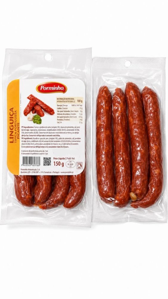 LINGUIÇA EMB. 150gr (cx.20x150gr) PORMINHO