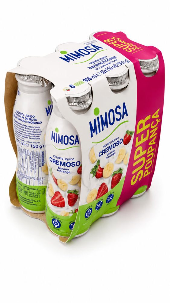 IOGURTE LIQ CREMOSO MORANGO BANANA *MIMOSA