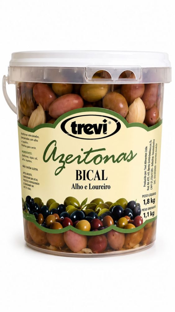 AZEITONA BICAL ALHO/LOUREIRO 800GR
