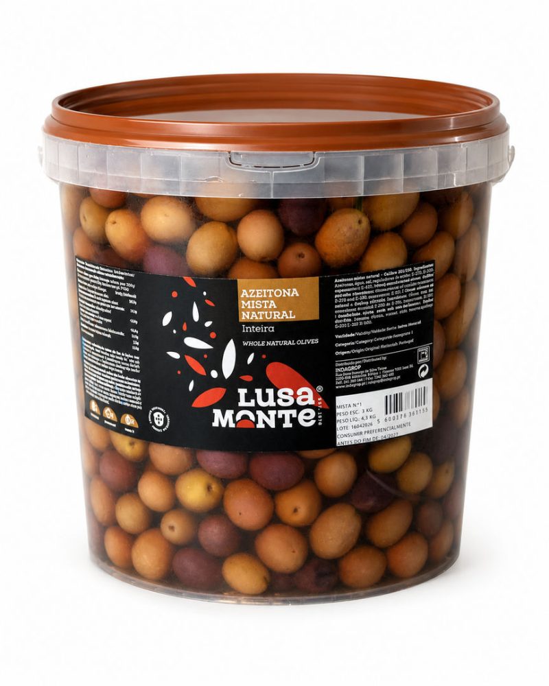 AZEITONA MISTA C. NAT. EXT. 180/220 BALDE 3KG