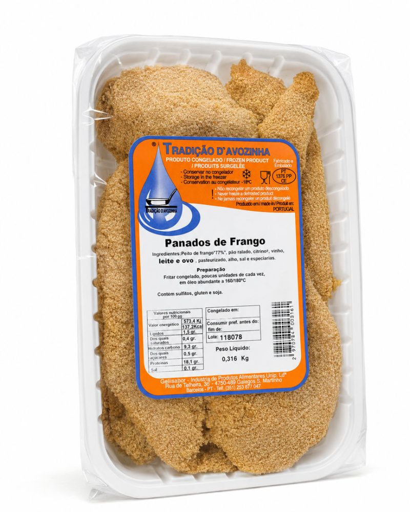 BIFE DE FRANGO PANADO AVOZINHA
