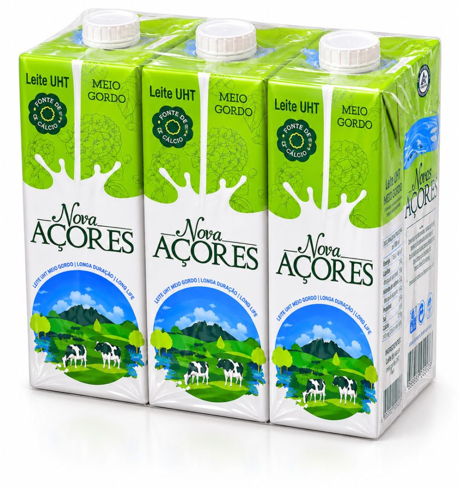 LEITE M/G 6x1L N. AÇORES C/TAMPA