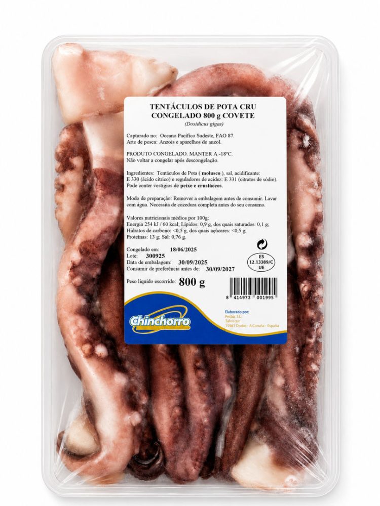 TENTACULO POTA COV: 800gr/CX:6un