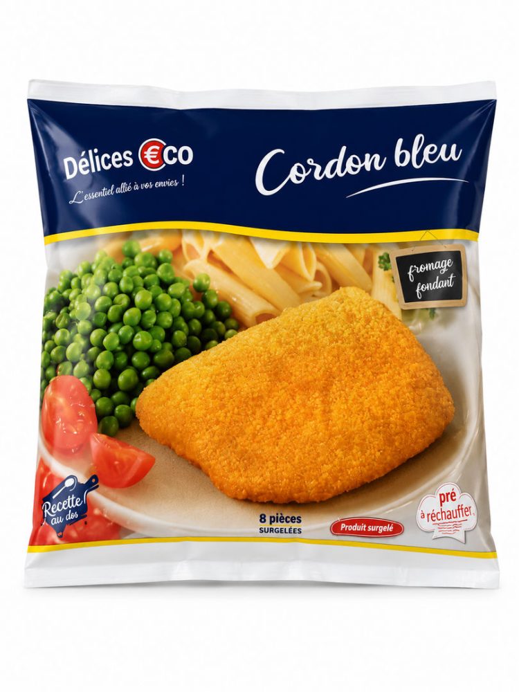 CORDON BLEU 125gr E/S KG (CX:5x1kg) DELICES ECO