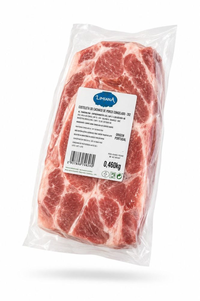 COSTELETAS CACHAÇO PORCO EMB. 2X2  LIMIANA