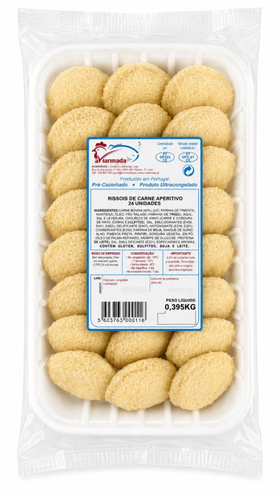 RISSOIS CARNE APERITIVO (cx:10cov X 24un)