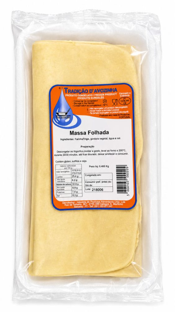 MASSA FOLHADA COV 400GR