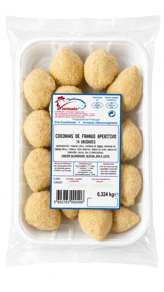 COXINHA FRANGO AP. (cx10cov. X 14 un) - AVIARMADA